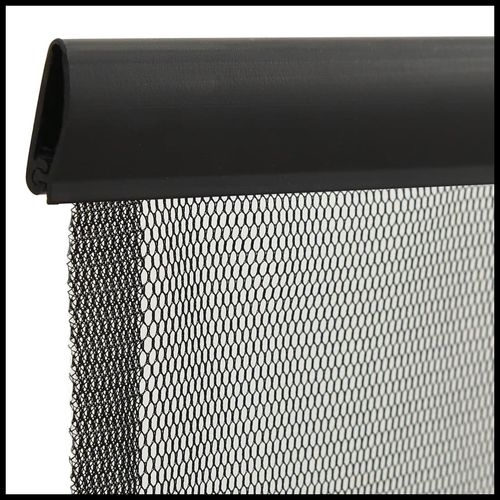 vidaXL Insect Door Screen with Mesh Curtain Black 100x220 cm Polyester