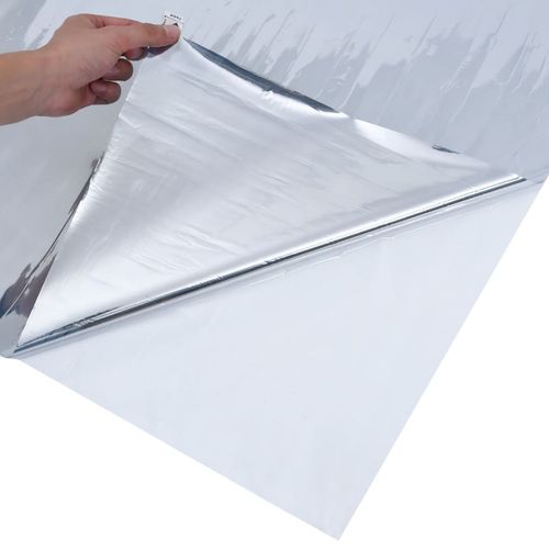 vidaXL Solar Films 3 pcs Static Reflective Effect Silver PVC