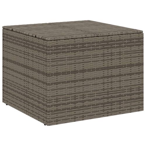 vidaXL Garden Storage Box Poly Rattan 200x50x60 cm Black