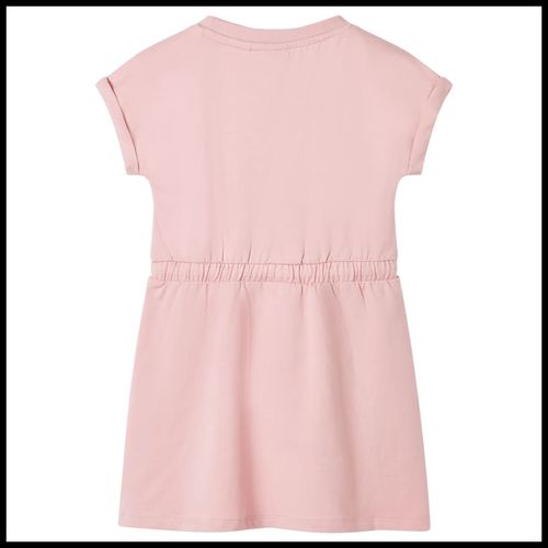 Kids’ Dress with Drawstring Light Pink 92