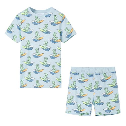 Kids’ Pyjamas with Short Sleeves Light Blue 92
