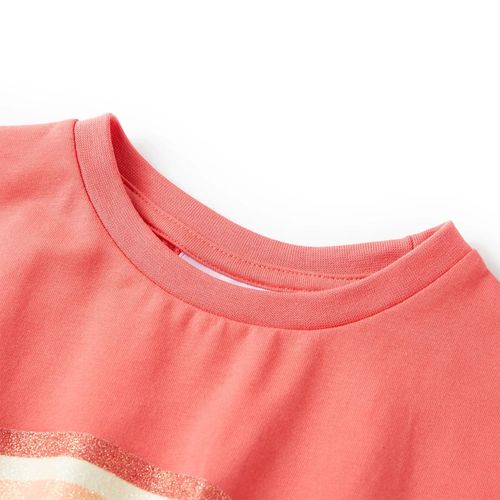 Kids’ Dress with Drawstring Light Pink 92