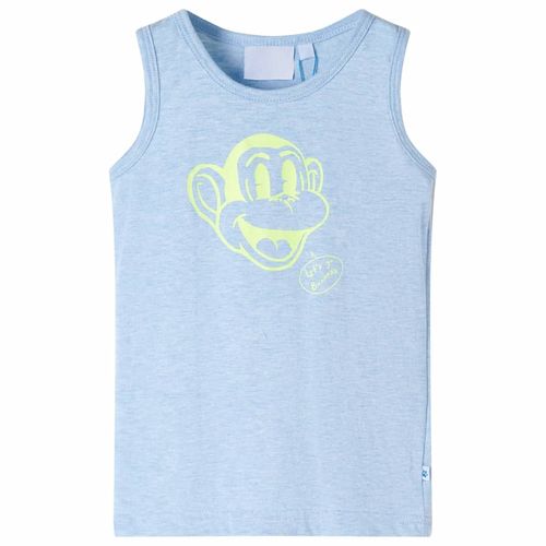 Kids’ Tank Top Blue Melange 92 - light blue / 92 (1.5-2y)