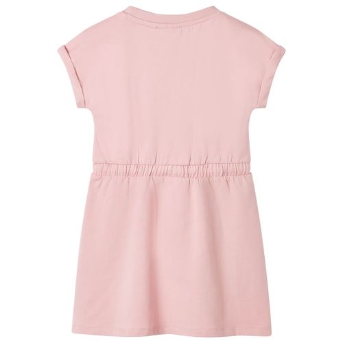 Kids’ Dress with Drawstring Light Pink 92