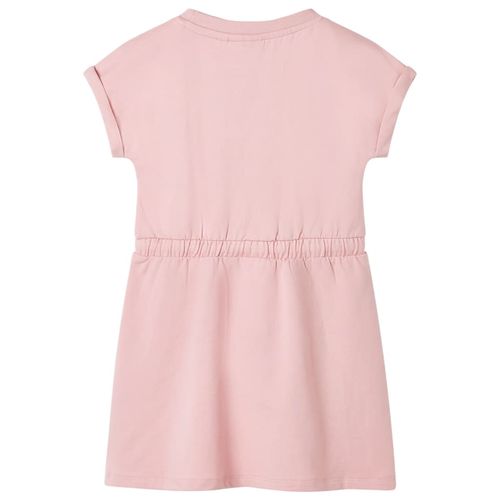 Kids’ Dress with Drawstring Light Pink 92