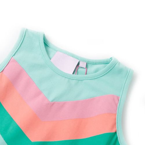 Kids’ Dress with Drawstring Light Mint 92