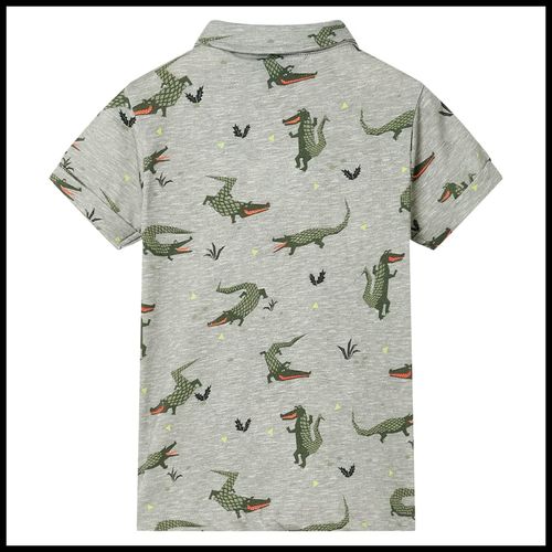 Kids’ Shirt Light Khaki Melange 92