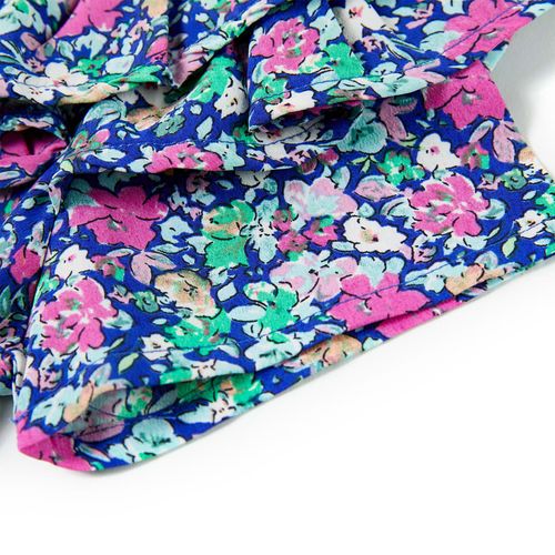 Kids’ Dress with Ruffle Sleeves Cobalt Blue 92