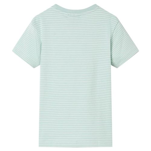 Kids’ T-shirt with Stripes Light Mint 92