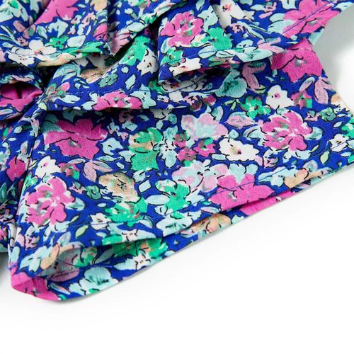 Kids’ Dress with Ruffle Sleeves Cobalt Blue 92