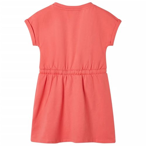 Kids’ Dress with Drawstring Light Pink 92