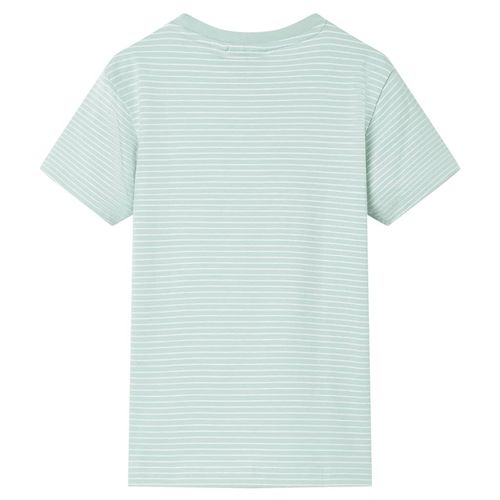 Kids’ T-shirt with Stripes Light Mint 92