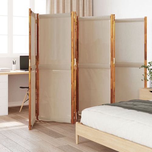 vidaXL 3-Panel Room Divider Light Grey 210x180 cm - taupe / 420 x 180 cm
