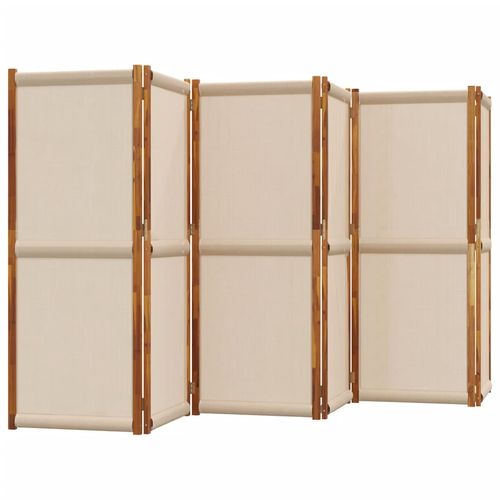 vidaXL 3-Panel Room Divider Light Grey 210x180 cm
