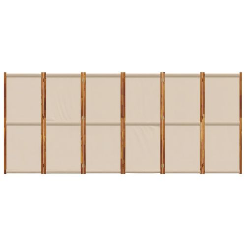 vidaXL 3-Panel Room Divider Light Grey 210x180 cm