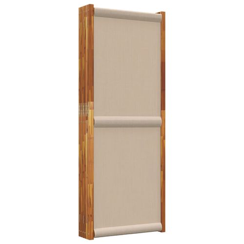 vidaXL 3-Panel Room Divider Light Grey 210x180 cm