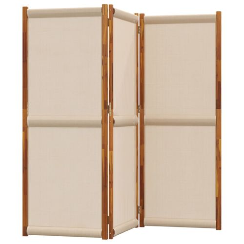 vidaXL 3-Panel Room Divider Light Grey 210x180 cm