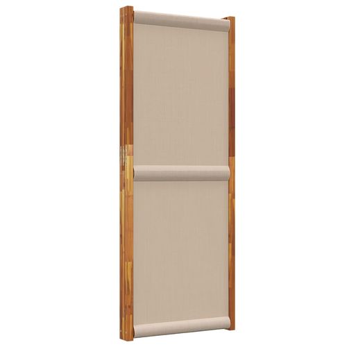 vidaXL 3-Panel Room Divider Light Grey 210x180 cm