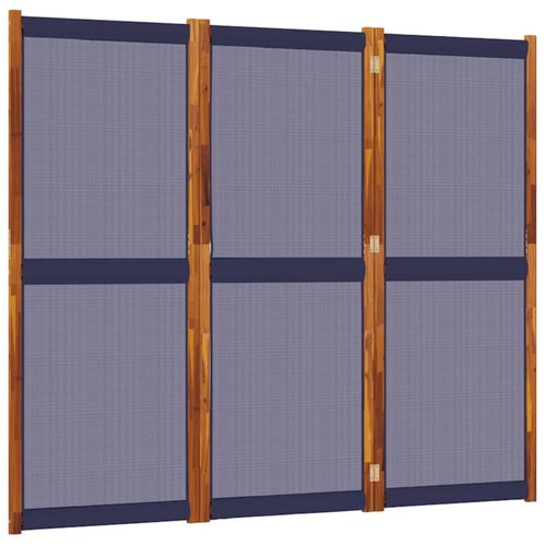 vidaXL 3-Panel Room Divider Light Grey 210x180 cm