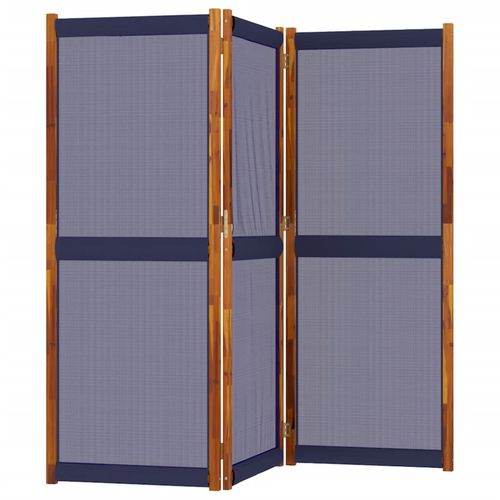 vidaXL 3-Panel Room Divider Light Grey 210x180 cm