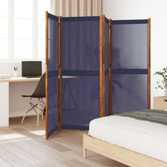 vidaXL 3-Panel Room Divider Light Grey 210x180 cm - dark blue / 280 x 180 cm