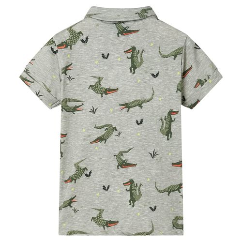 Kids’ Shirt Light Khaki Melange 92