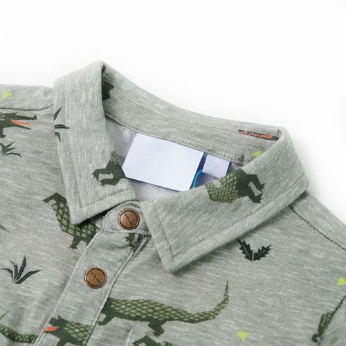 Kids’ Shirt Light Khaki Melange 92