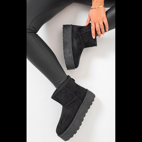 Thick Heel Platform Boots