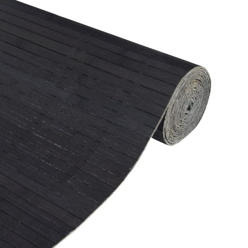 vidaXL Room Divider Black 165x250 cm Bamboo