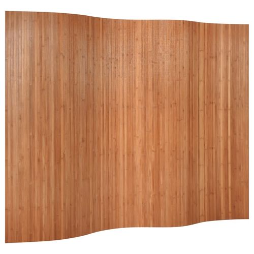 vidaXL Room Divider Black 165x250 cm Bamboo