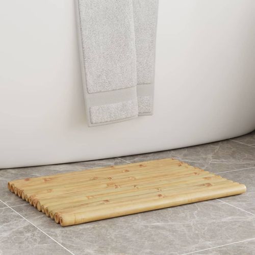 vidaXL Bath Mats 2 pcs 50x35 cm Bamboo - 50 x 35 cm