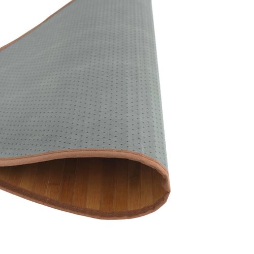 vidaXL Rug Round Black60 cm Bamboo