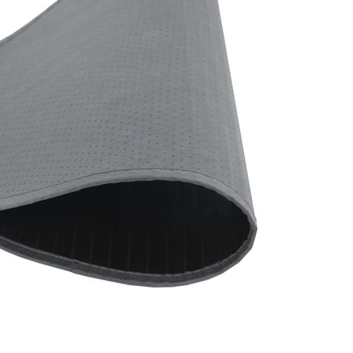 vidaXL Rug Round Black60 cm Bamboo