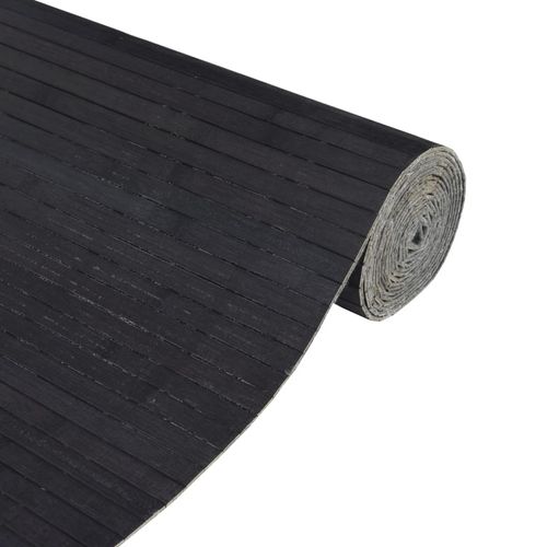 vidaXL Room Divider Black 165x250 cm Bamboo