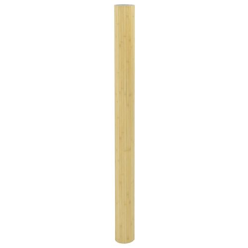 vidaXL Room Divider Black 165x250 cm Bamboo