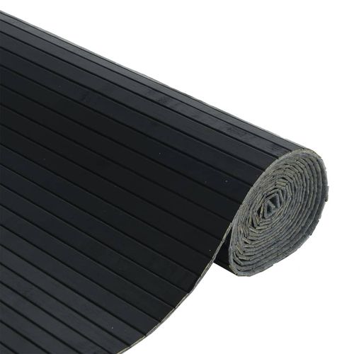vidaXL Room Divider Black 165x250 cm Bamboo