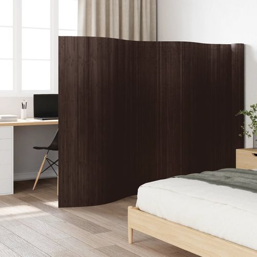 vidaXL Room Divider Black 165x250 cm Bamboo