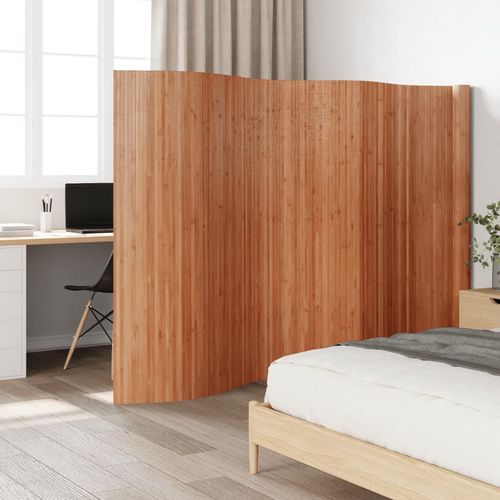 vidaXL Room Divider Black 165x250 cm Bamboo