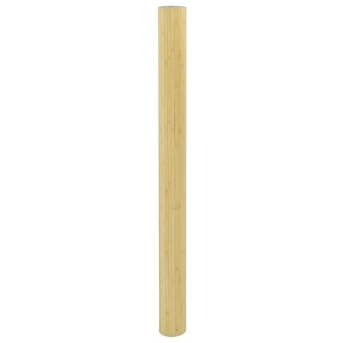 vidaXL Room Divider Black 165x250 cm Bamboo