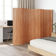 vidaXL Room Divider Black 165x250 cm Bamboo
