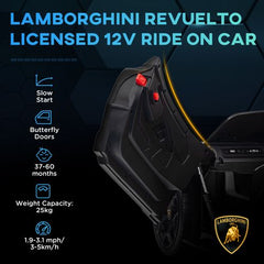 AIYAPLAY Lamborghini Revuelto Licensed Ride on Car w/ Suspension