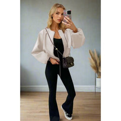 Classic Bomber Jacket - Stylish Zip Design - Perfect for All-Outfits