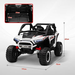 AIYAPLAY 2 Seater 24V 7AH Ride on Truck w/ Spring Suspension