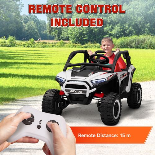 AIYAPLAY 2 Seater 24V 7AH Ride on Truck w/ Spring Suspension