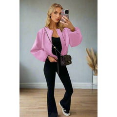 Classic Bomber Jacket - Stylish Zip Design - Perfect for All-Outfits