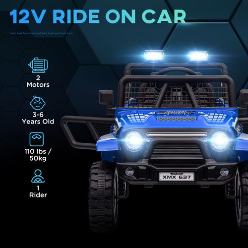 AIYAPLAY Kids Ride On Car 12V Electric Truck w/ Suspension