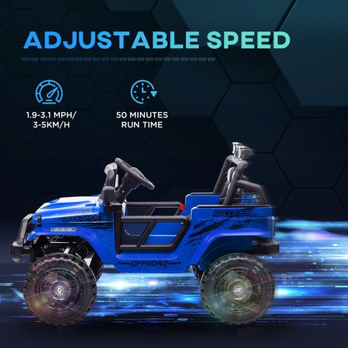 AIYAPLAY Kids Ride On Car 12V Electric Truck w/ Suspension