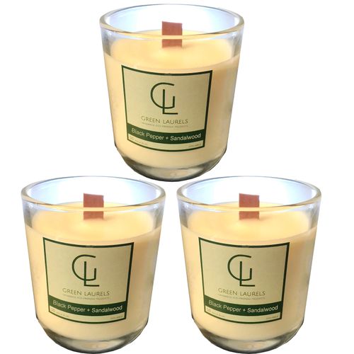 Soy Wax Premium Glass candle