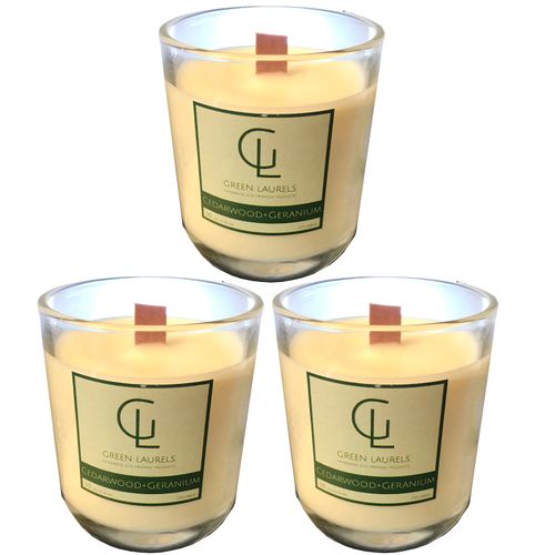 Soy Wax Premium Glass candle