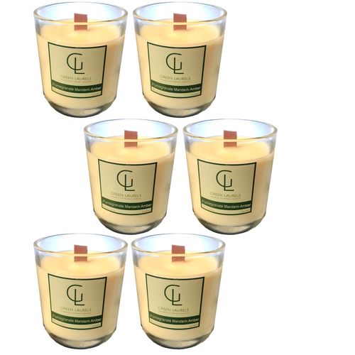 Soy Wax Premium Glass candle